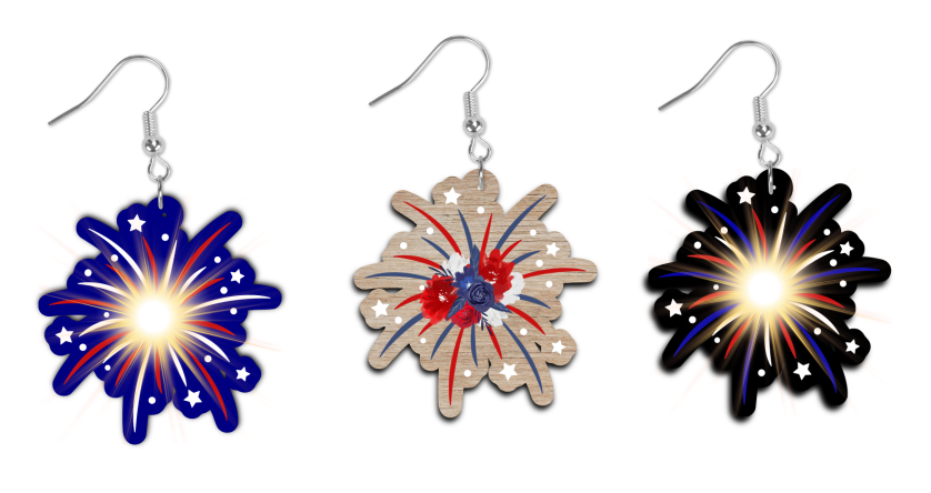 Digital Download - Firework Burst design bundle - for our sublimation blanks