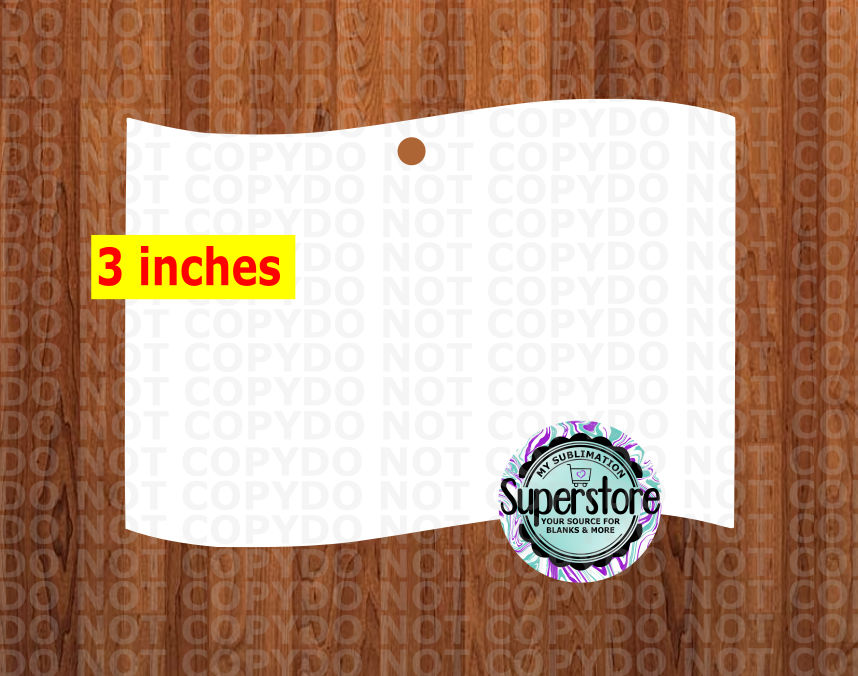 Flag - With Hole or NO HOLE Bundle - ornament bundle price - MDF sublimation blank