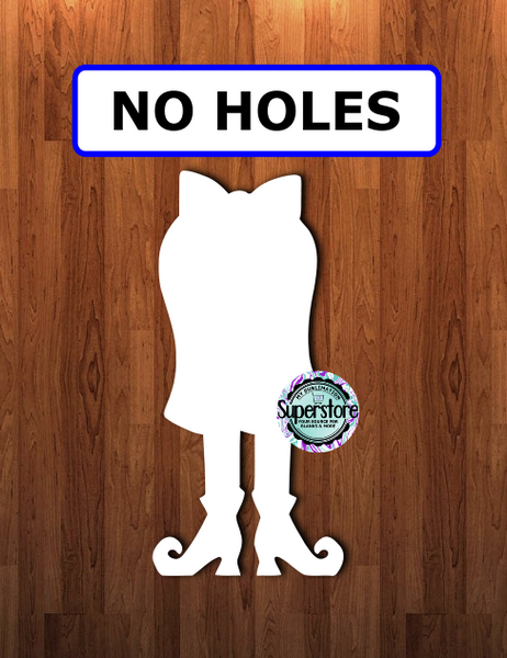 Ghost With Legs - NO holes - Sublimation Blank MDF