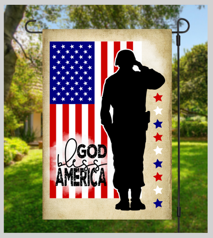 Digital Download - God bless America flag design - made for our blanks