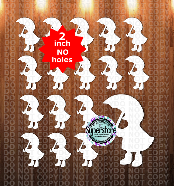 Unbrella Goose - 10 or 20pc bundle - 1.5 or 2 inch size (great for badge reels & hairbow centers)