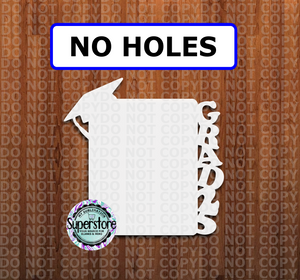Grad 25 Sign  - NO holes - Sublimation Blank MDF