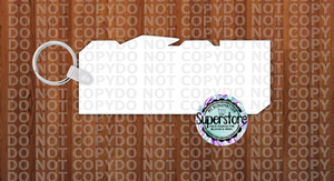 3 inch Grad 2025 keychain - Single sided sublimation mdf blank