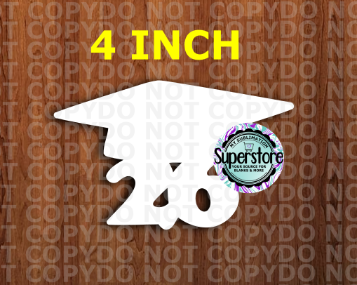 (4 inch) -  Graduation 26 - With or Without Hole - MDF Single Sided