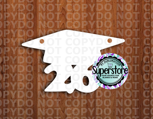 Graduation 26  - With or Without Hole - Sublimation Blank MDF