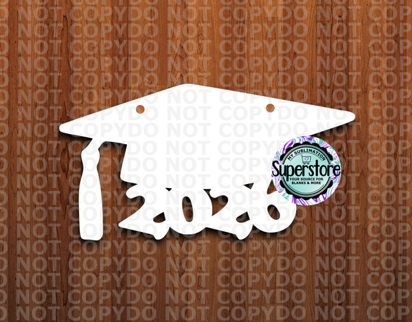 Graduation Cap 2026  - With or Without Hole - Sublimation Blank MDF