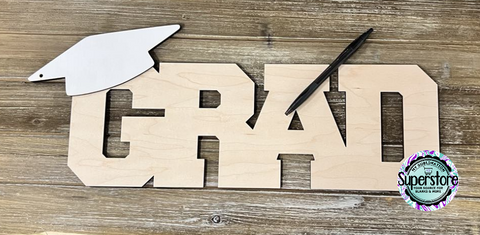 Grad autograph board - maple wood bottom & mdf sub hat