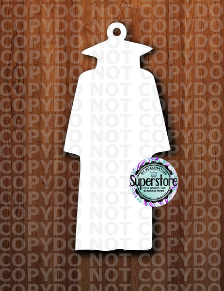 4 inch Graduation Gown - MDF Sublimation Blank