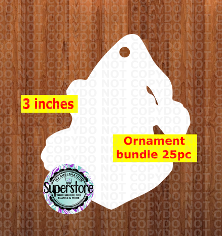 G Head - With Hole Bundle - ornament bundle price - MDF sublimation blanks