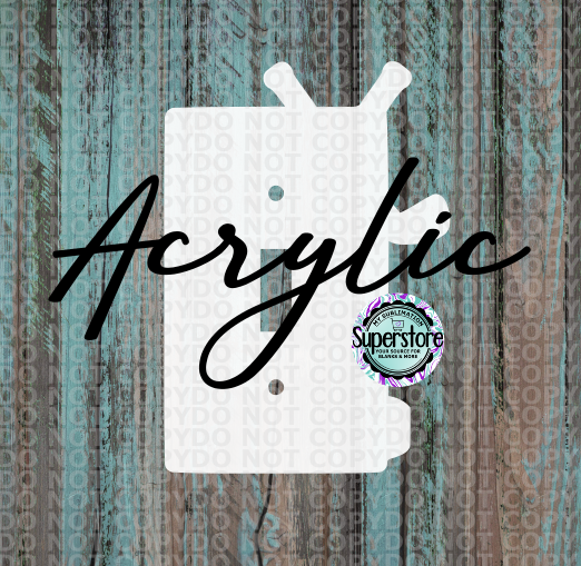 Clear Acrylic - Light Switch Cover - Hockey - Sublimation Acrylic