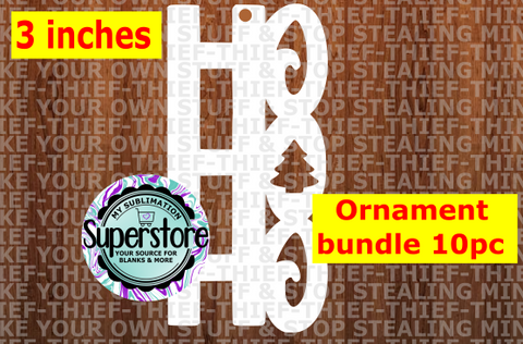 Ho Ho Ho - with hole - Ornament Bundle Price