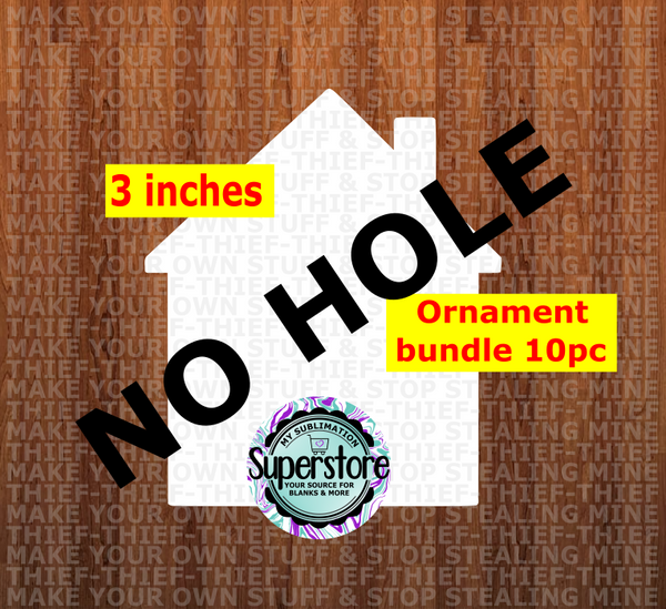 House - withOUT hole - Ornament Bundle Price