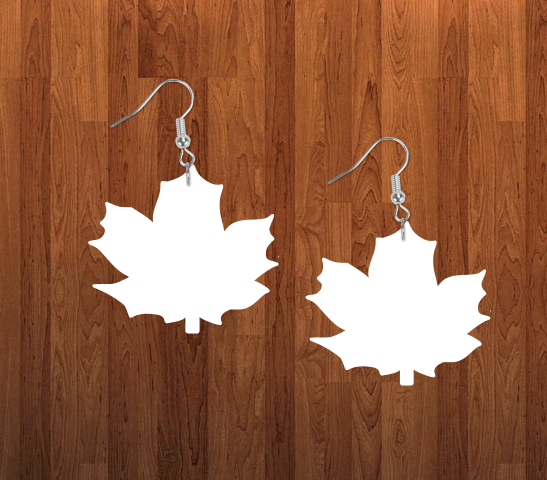 Leaf earrings 3 size options - BULK PURCHASE 10pair - mdf sub