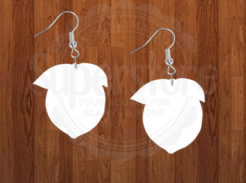 Lemon earrings 3 size options - BULK PURCHASE 10pair - mdf sub