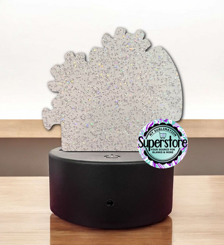 GLITTER Acrylic Cheer Light Base Blank  - Sublimation Acrylic