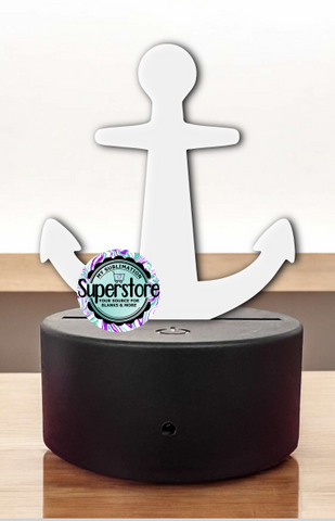 Acrylic Anchor Light Base Blank  - Sublimation Acrylic