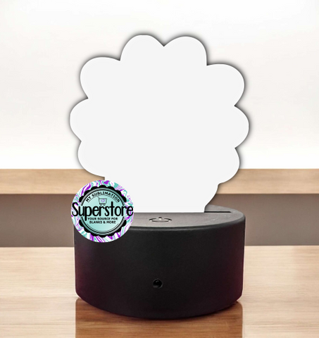 Acrylic Turkey Light Base Blank  - Sublimation Acrylic