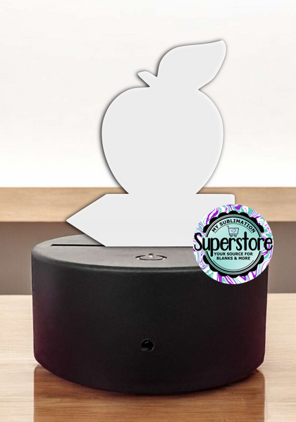 Acrylic Apple Pencil Light Base Blank  - Sublimation Acrylic - Regular or Glitter