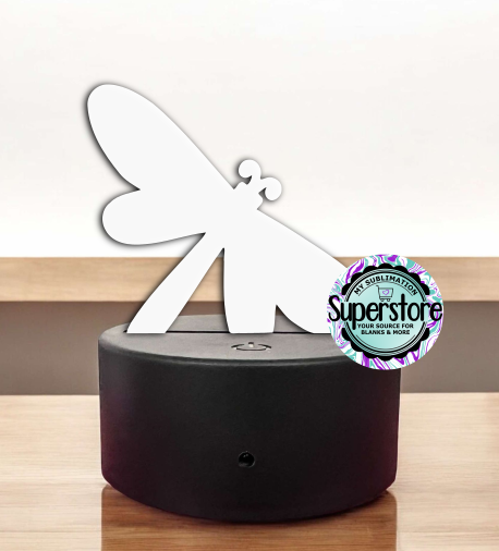 Acrylic Dragonfly Light Base Blank  - Sublimation Acrylic
