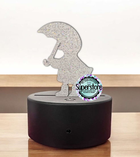 GLITTER Acrylic Goose Light Base Blank  - Sublimation Acrylic