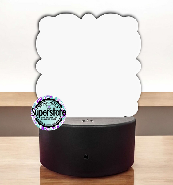 Acrylic Malin Light Base Blank  - Sublimation Acrylic