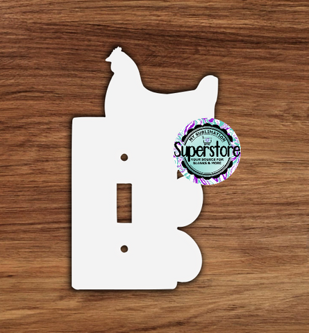Light Switch Cover - Chicken - MDF Sublimation Blank