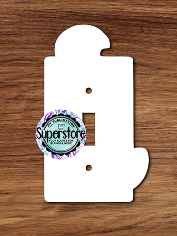 Light Switch Cover - Football - MDF Sublimation Blank