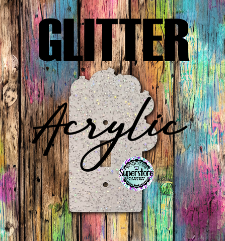 Glitter Acrylic - Light Switch Cover - Bulbs - Sublimation Acrylic