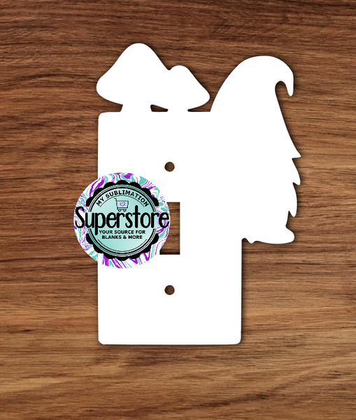 Light Switch Cover - Gnome with mushrooms - MDF Sublimation Blank