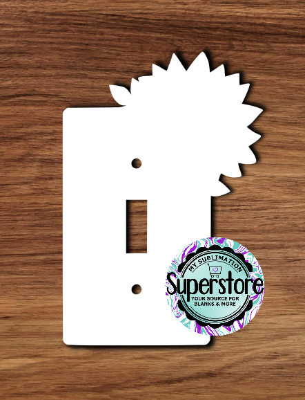 Light Switch Cover - Sunflower - MDF Sublimation Blank