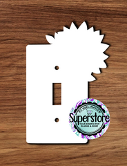 Light Switch Cover - Sunflower - MDF Sublimation Blank