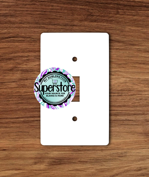 Light Switch Cover - Regular - MDF Sublimation Blank