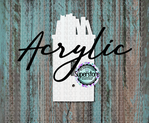 Clear Acrylic - Light Switch Cover - Books - Sublimation Acrylic