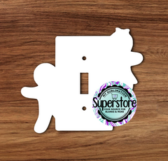 Light Switch Cover - Gingerbread - MDF Sublimation Blank