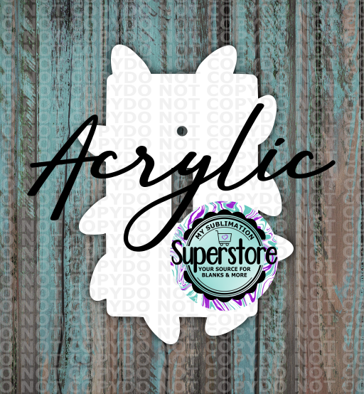 Clear Acrylic - Light Switch Cover - Christmas Lights - Sublimation Acrylic