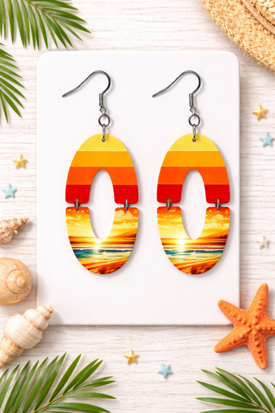 Digital Download - 3pc Design bundle - Make It A Good Day! - Hotel keychain - oval earrings - tshirt - made for our blanks