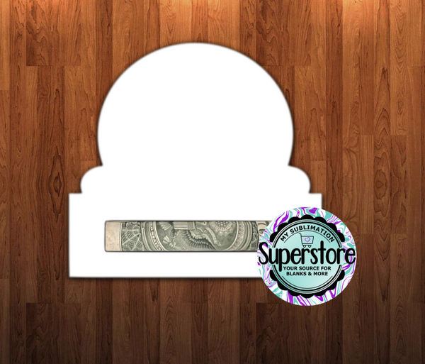 Money holder - Gingerbread Boy - WITH hole or NO hole option  - MDF Sublimation Blank