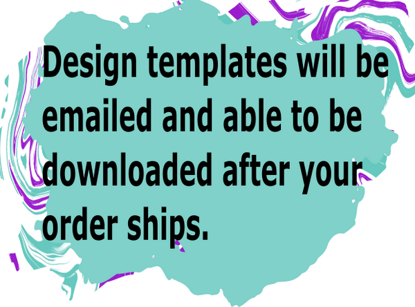 Stamp - WITH HOLE - ornament bundle price - MDF sublimation blanks