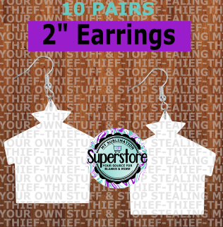 2 inch - Nativity earring  - BULK PURCHASE 10pair