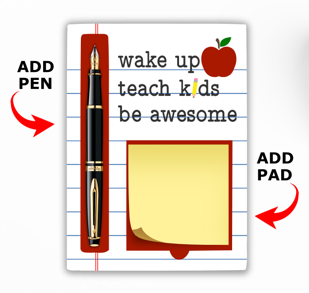 Digital Download - Teach note pad design - made for our blanks – My ...