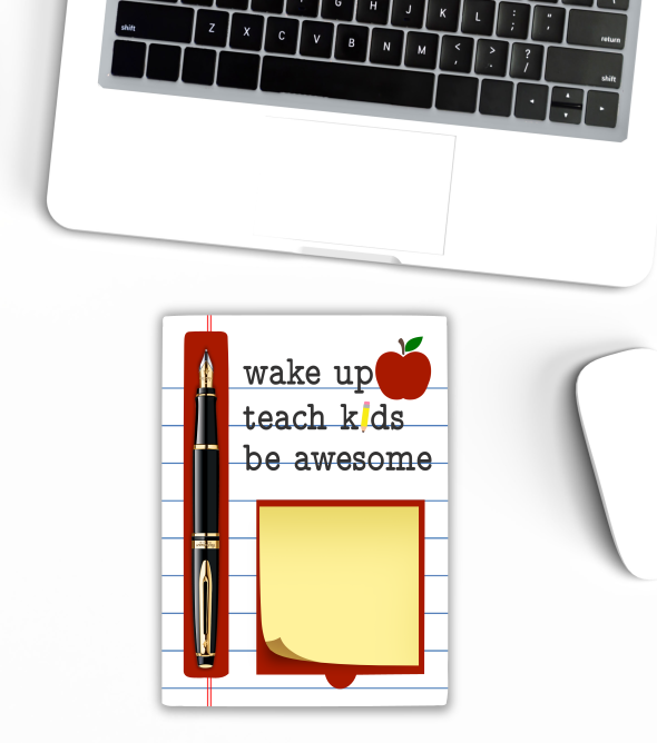 Digital Download - Teach note pad design - made for our blanks