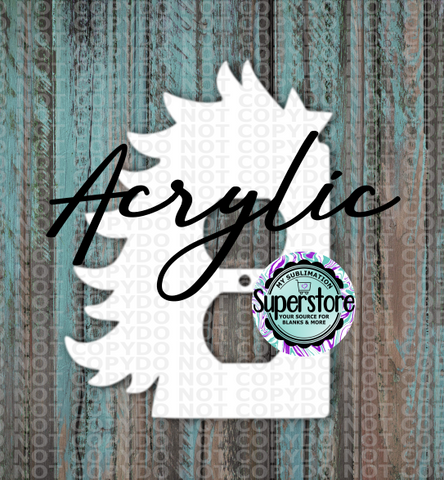 Clear Acrylic - Outlet Cover - Tree - MDF Sublimation Blank