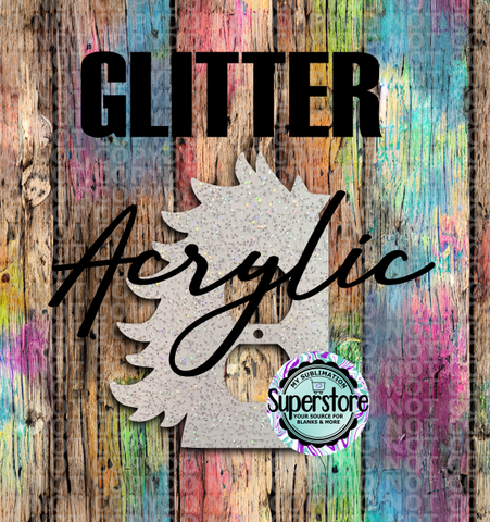 Glitter Acrylic - Outlet Cover - Tree - MDF Sublimation Blank