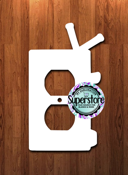 Outlet Cover - Hockey - MDF Sublimation Blank