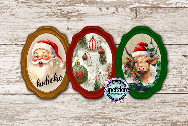 Digital Download - Oval Frame 3 Designs - made for our blanks