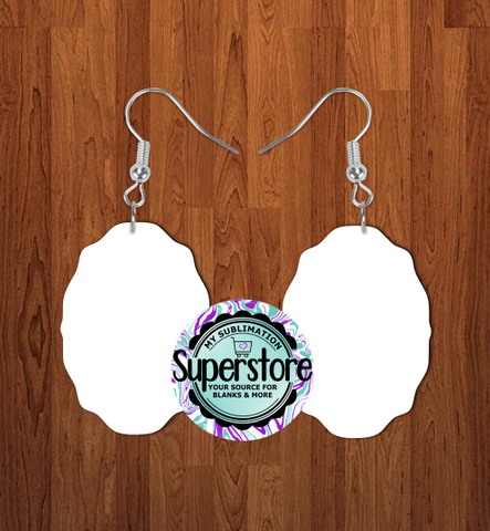 Vintage Oval Frame - earrings 3 sizes 1, 1.5 inch or 2 inch MDF - BULK PURCHASE 10pair