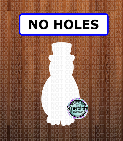 Penguin - NO holes - Sublimation Blank MDF