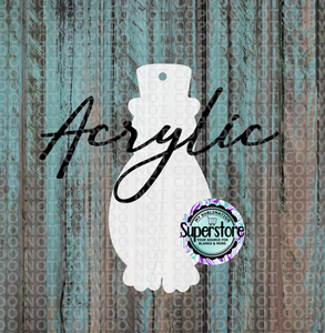 Acrylic Penguin -  With or Without Hole  - Sublimation Acrylic