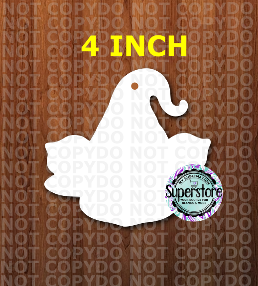 (4 inch) - Pig Witch Hat - With or Without Hole - MDF Single Sided