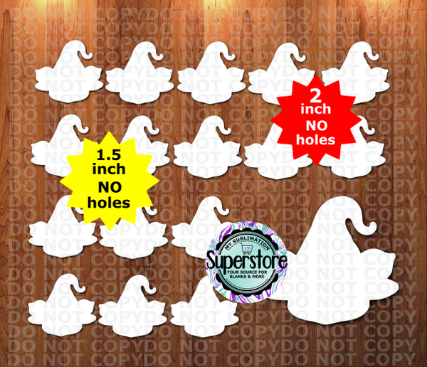 Pig Witch Hat - 10 or 20pc bundle - 1.5 or 2 inch size (great for badge reels & hairbow centers